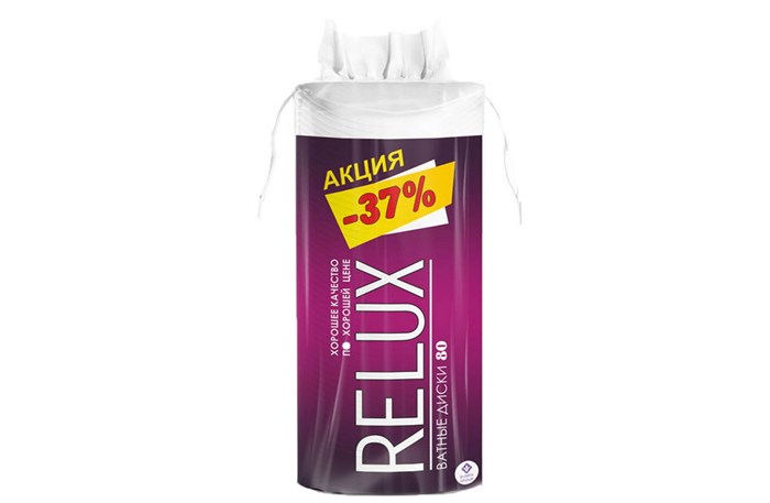 Бумфа Ватные диски РЕЛЮКС 80 (24уп) 15468