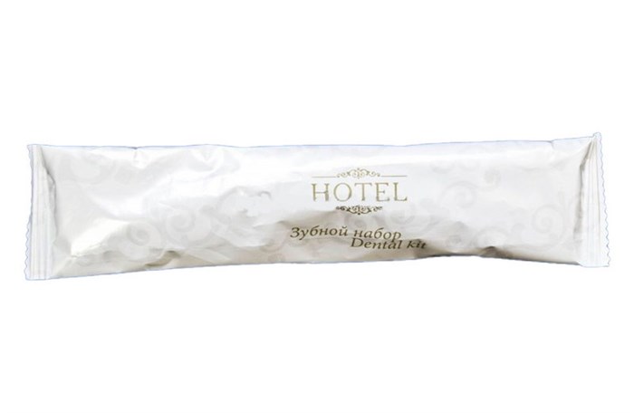 Саше зубной набор флоупак, зубная паста 4г, серия Hotel (300шт) 9804