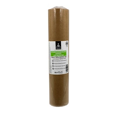 Бумага для выпечки 38 см * 100 м (силикон.) Gurmanoff Professional корич.1/8 Лига-Пак НФ-00016872