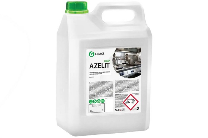 БХ GraSS Чистящее средство для кухни Azelit (Азелит) 5,6кг канистра Антижир (4 шт/кор) НФ-00027782