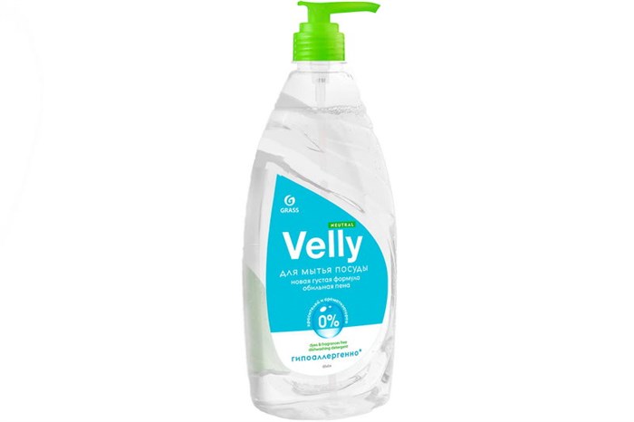 БХ GraSS Средство для мытья посуды "Velly" Neutral, 1000мл (12 шт/кор)  НФ-00014632