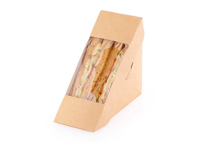 ОСК контейнер под сэндвичи SANDWICH 50 с окном 130х130х50мм (450шт) 22163