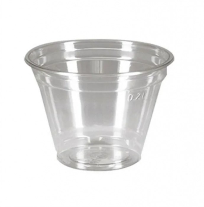 Стакан прозрачный Pet СТИРОЛ 0,200 д.95 (20упх50шт) (1000 шт) ПЭТ НФ-00025454