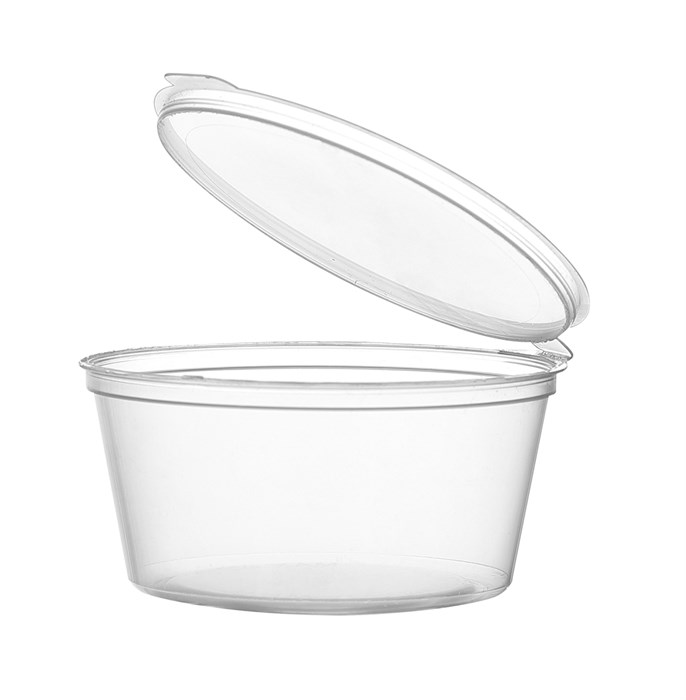 Соусник 80 мл Покров полимер (ПРОЗРАЧНАЯ с ВНУТРЕННИМ закрытием) (80/960шт) ВЗЛП (1252П) НФ-00025741