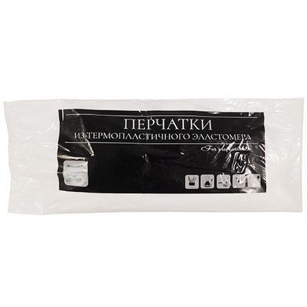 Перчатки одноразовые LINGER ЭЛАСТОМЕР L ПРОЗРАЧНЫЕ (100шт) 1/30 ДД НФ-00026204