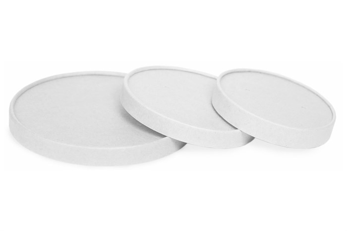 ОСК супница Round Bowl  300/400/500 КРЫШКА картонная БЕЛАЯ (600шт) 23995
