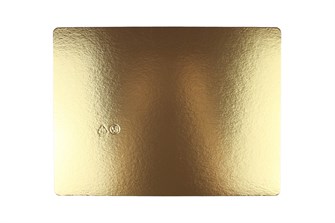 Подложка картонная 3мм 400х600мм золото/жемчуг (10шт) 22843