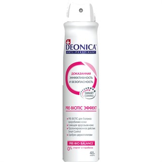 Дезодорант спрей женский DEONICA 200мл Pre-Biotic Эффект 1/6 НФ-00024774