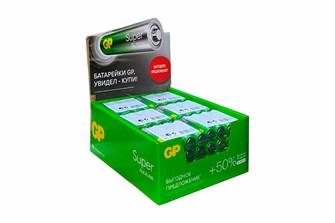 Батарейка GP LR6 Super Alkaline (15AA21RA-2CRS4) 4/96 шт пальчиковые НФ-00026247
