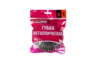 {{photo.Alt || photo.Description || 'Губка металлическая для мытья посуды PATERRA (30упх12шт) 360'}}