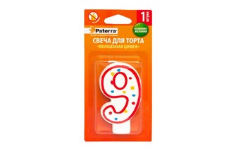 {{photo.Alt || photo.Description || 'Свечи для торта PATERRA цифра 9 (48шт)'}}