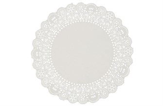 Салфетки кругл. d=20 см ажурные (8упх250шт) Горница/Авиора 3953