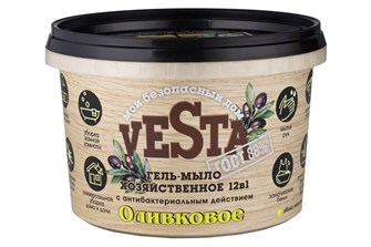 {{photo.Alt || photo.Description || 'БХ Гель-мыло хозяйств. ВЕСТА "Оливковое ГОСТ 88%", 500 гр (18 шт/кор) Алва'}}