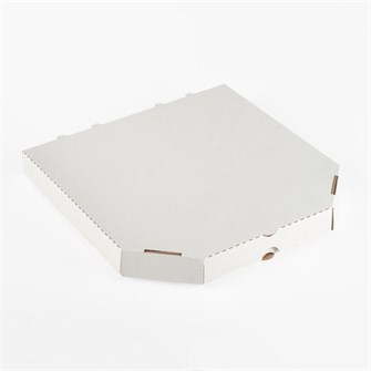 Короб для пиццы цельный гофрокартон  R310*310 БЕЛАЯ без печати 50 шт УП НФ-00015869