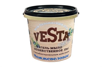 {{photo.Alt || photo.Description || 'БХ Гель-мыло хозяйств. ВЕСТА "Можжевеловое ГОСТ 88%", 1кг (16 шт/кор) Алва'}}