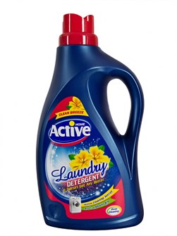 Гель для стирки белья универсальный Active (Актив) Свежий бриз 2500 мл ИРАН 1/6 Pink НФ-00019023