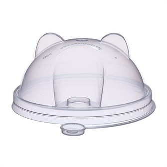 Крышка купольная САТ с ушками Прозрачная СМАРТ d.90 45/900 шт   НФ-00022193