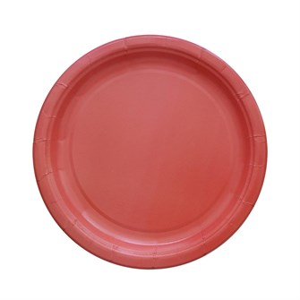 Бум тарелка ИнтроПластика д. 180 мм "Red" (50/500шт) НФ-00024817