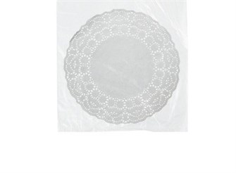 Салфетки кругл. d=10 см ажурные (20упх250шт) ЭКО 25842