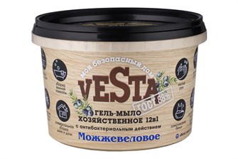 {{photo.Alt || photo.Description || 'БХ Гель-мыло хозяйств. ВЕСТА "Можжевеловое ГОСТ 88%", 500 гр (18 шт/кор) Алва'}}