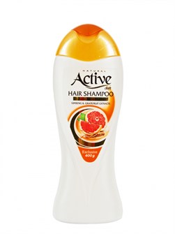 Шампунь для нормальных волос Active (Актив) Грейпфрут/Женьшень 400 мл ИРАН 1/12 НФ-00019001