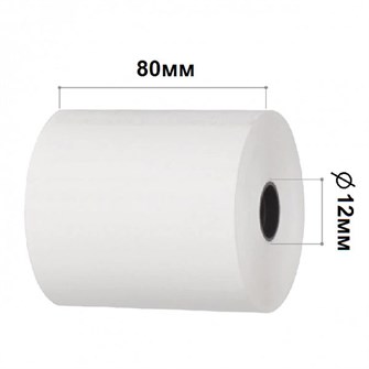 Термолента (кассовая) 80х80 м х12 (45шт)  НФ-00001858