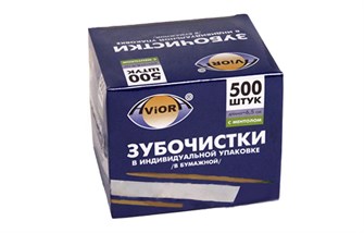 {{photo.Alt || photo.Description || 'Зубочистки в индивид. БУМАЖНОЙ упаковке с ментолом (500 шт) АВИОРА  (1/50уп)'}}