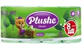 Туалетная бумага Plushe Classic "Зеленое яблоко" (плюше классик) 8 рулонов, 2-х слойная 18м, 1/8 ЮГ НФ-00015363