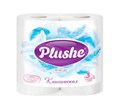 Туалетная бумага Plushe Deluxe Light "Классик" (плюше делюкс) 4 рул 15м, 3-х слойная, 1/12 в уп ЮГ НФ-00015369