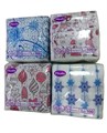 Салфетка бумажная Plushe Classic DECOR, 1 слой, 100 лист,15 в уп Звёздочки ЮГ НФ-00017590