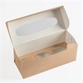 ДоЭко Короб под маффины ECO MUF (3шт) окно 250х100х100 (25/150шт) НФ-00021621