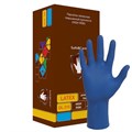 Перчатки ЛАТЕКСНЫЕ голубые СВЕРХПРОЧНЫЕ Safe&Care М 25 пар (DL 215) ДД НФ-00025494