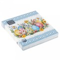 Салфетки 33х33 3 - слойн. Art Bouquet 20 шт  (12 уп) Кролики и пасхальные яйца 25729