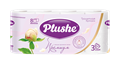Туалетная бумага PLUSHE Premium Aroma "Пион" (Плюше Премиум) 8 рул 15м, 3-х слойная, 1/8 в уп ЮГ НФ-00027017