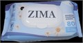 Туалетная бумага влажная "Zima" с ромашкой 80 л клапан 1/20 ПТ НФ-00020388