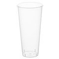 Стакан прозрачный Bubble Cup ГЛЯНЕЦ ПП ВЗЛП 610-650 мл.д.90мм.h170мм 20уп. по 10шт.(200шт/кор.) 22432